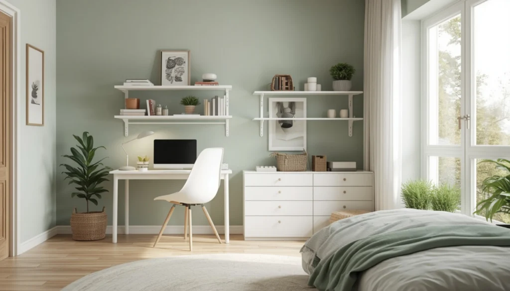 Sage Green Study Haven