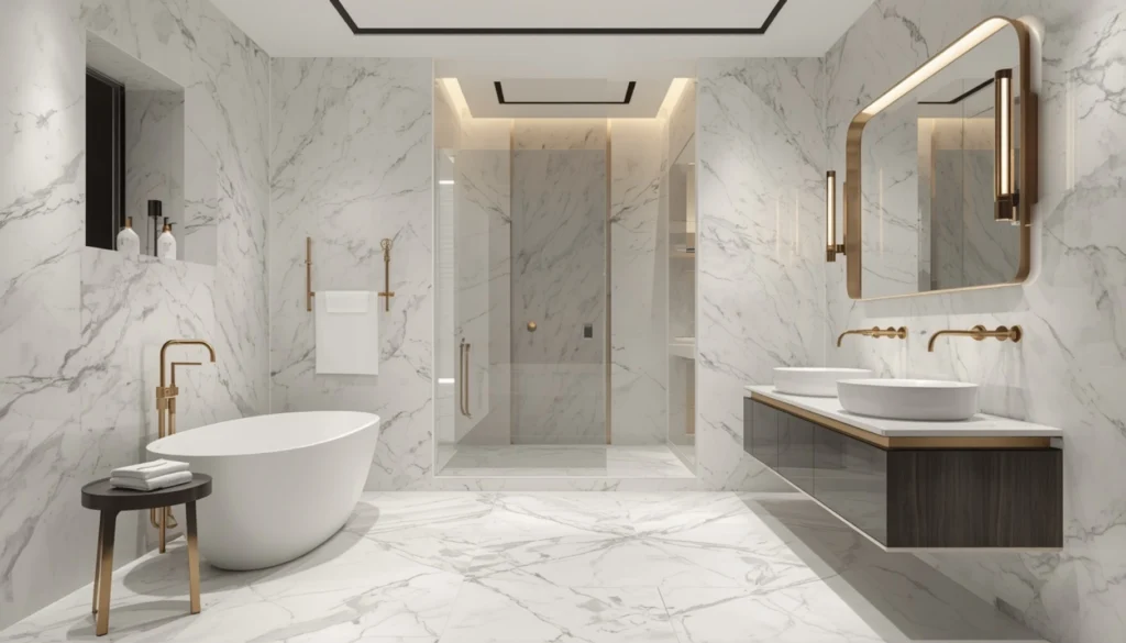 Seamless Full Height Porcelain Slabs