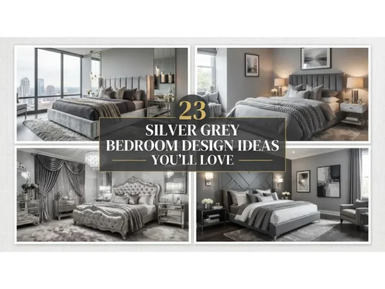 Silver Grey Bedroom Design Ideas