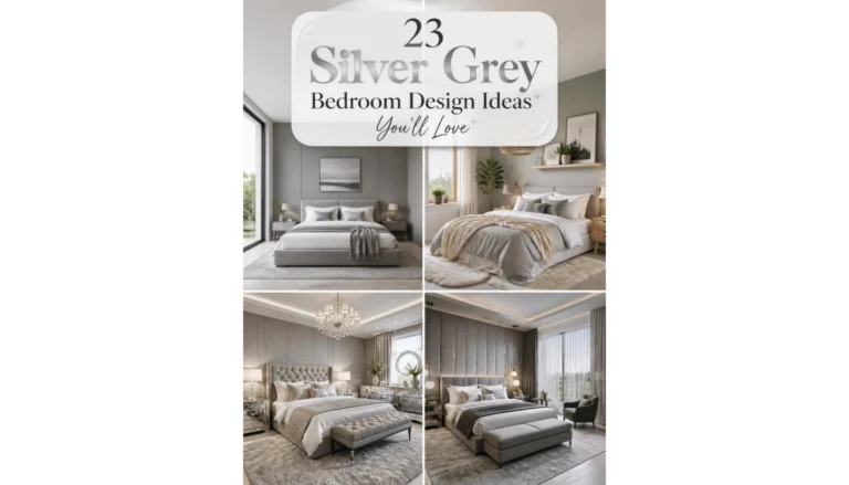 Silver Grey Bedroom Design Ideas
