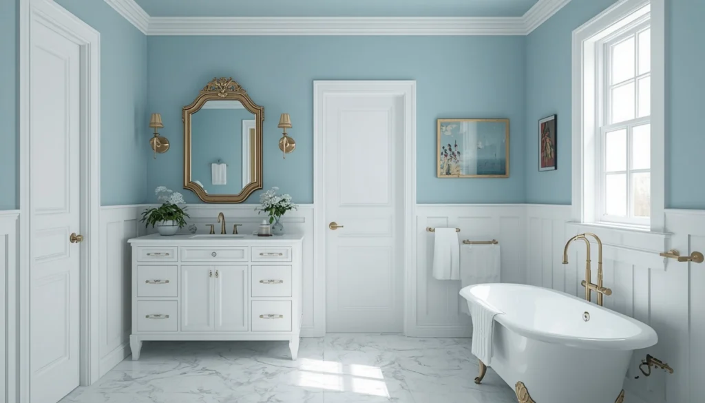 Sky Blue Ceiling for an Unexpected Touch