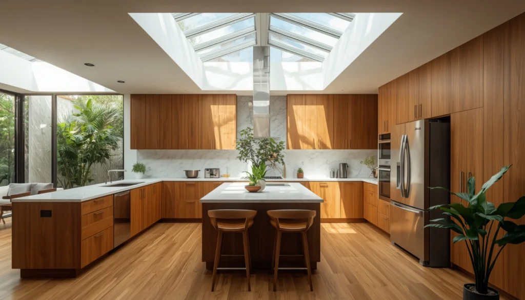 Skylights That Flood the Kitchen with Light