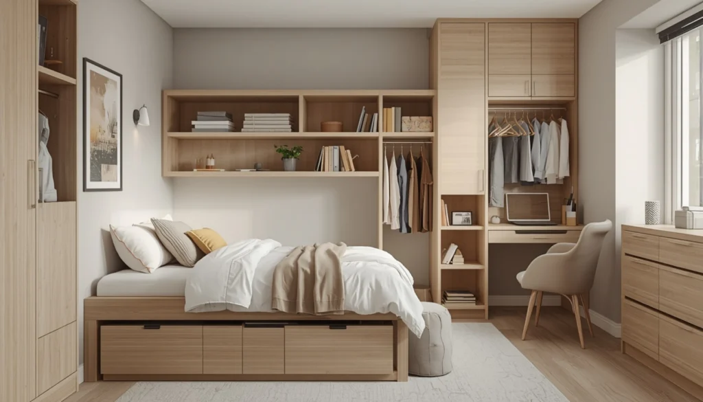 Small Room with Smart Storage