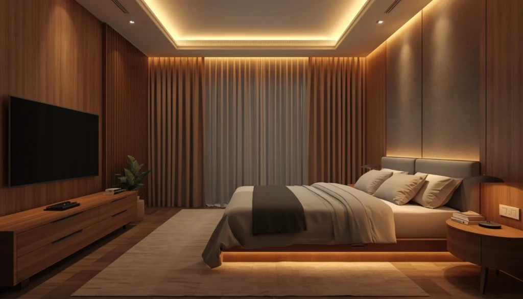 Smart Bedroom Designed for Restful Sleep