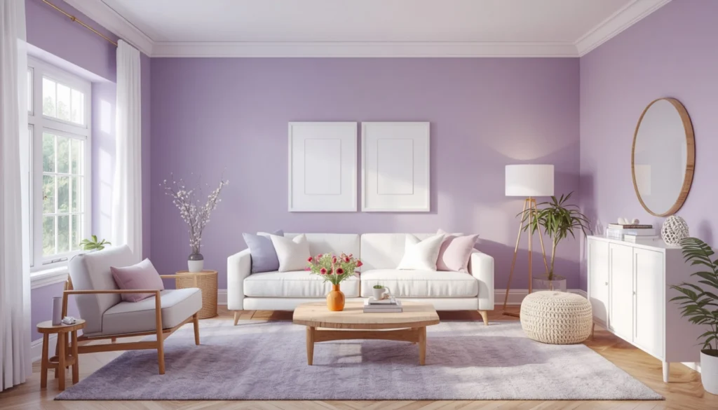 Soft Lavender Calm Mooimge promt 