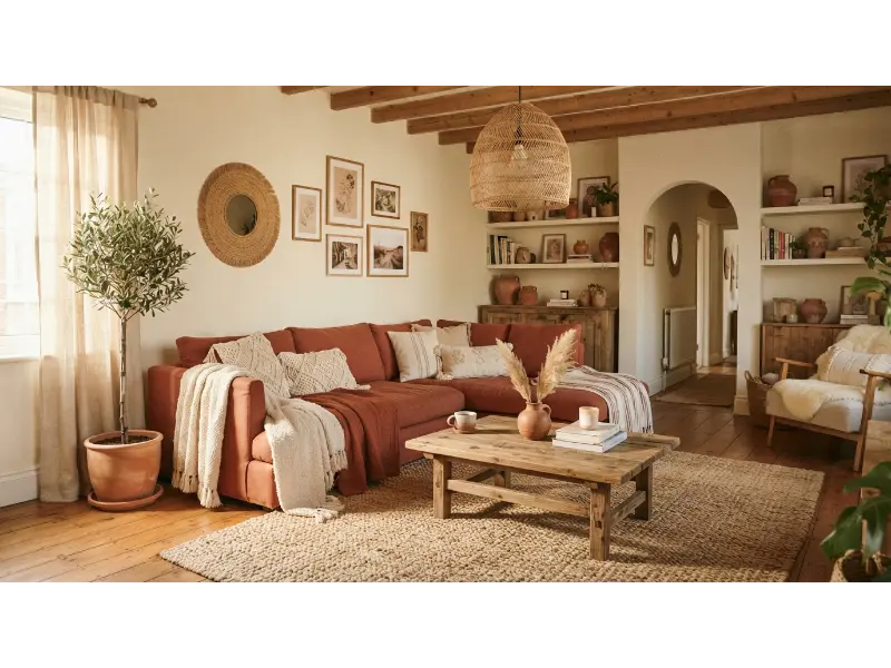 Terracotta and Soft Cream Retreat