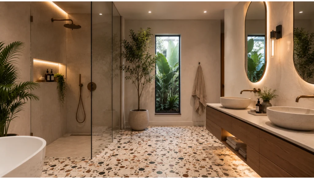 Terrazzo Bathroom Flooring