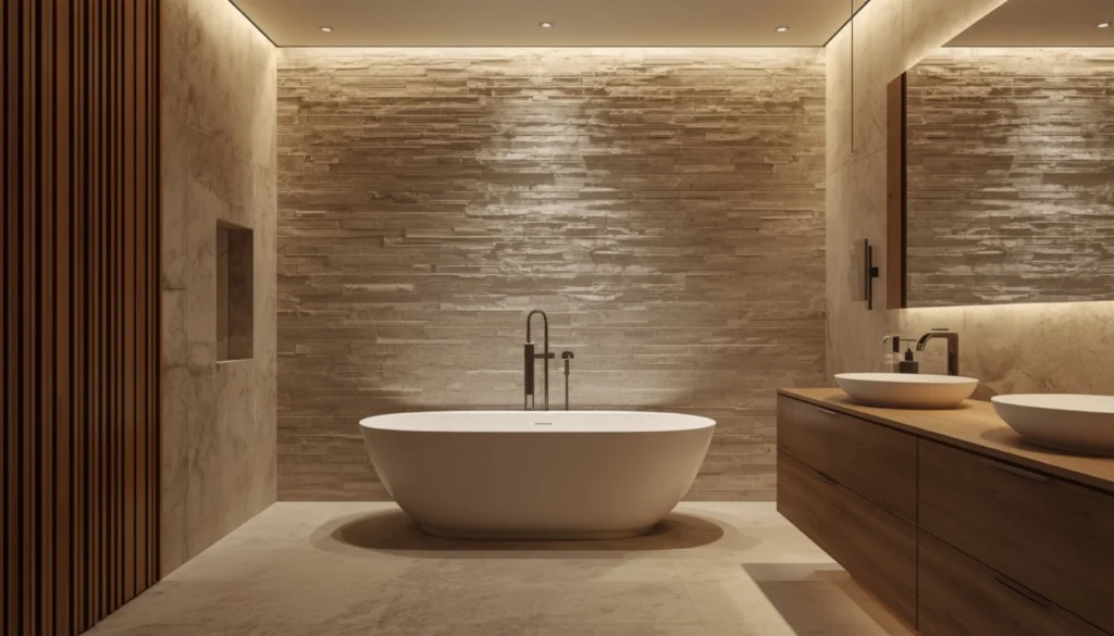 Textured Stone Feature Wall