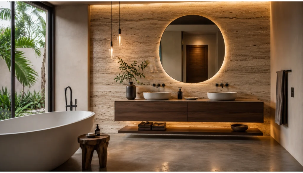Textured Stone Feature Wall