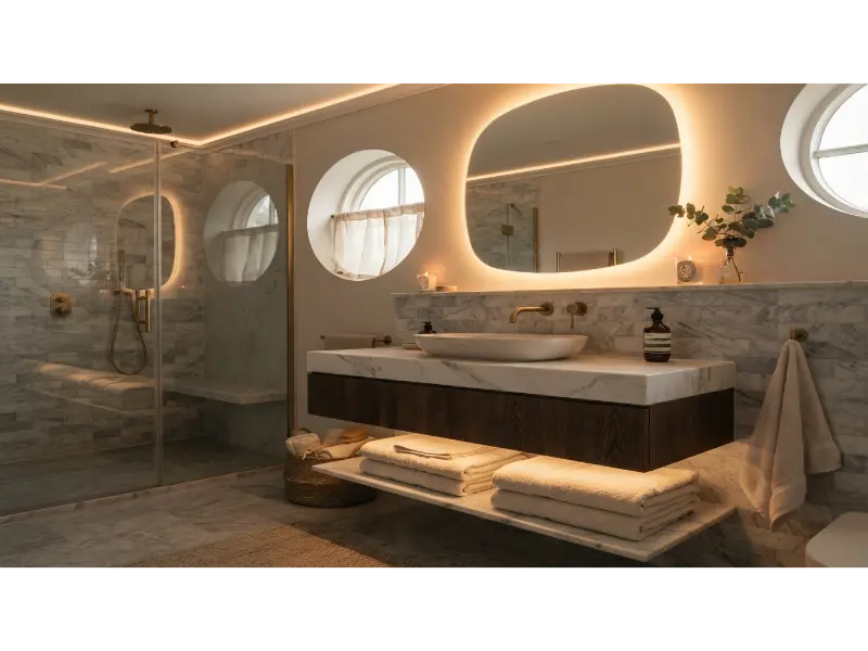 Warm Lighting for a Cozy Spa Ambiance