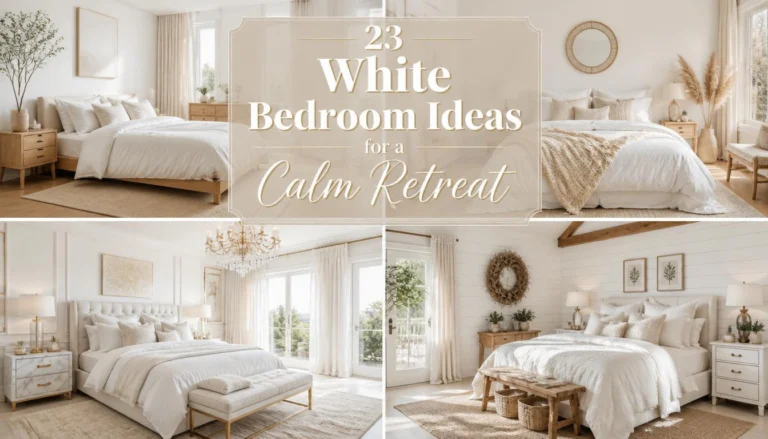 23 White Bedroom Ideas for a Calm Retreat