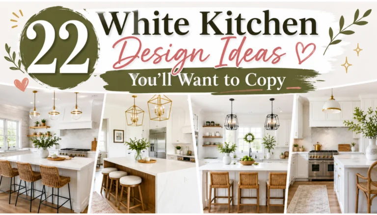 22 White Kitchen Design Ideas You’ll Want to Copy