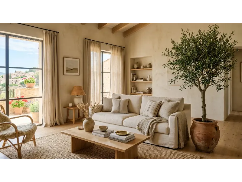 A Large Indoor Olive Tree
