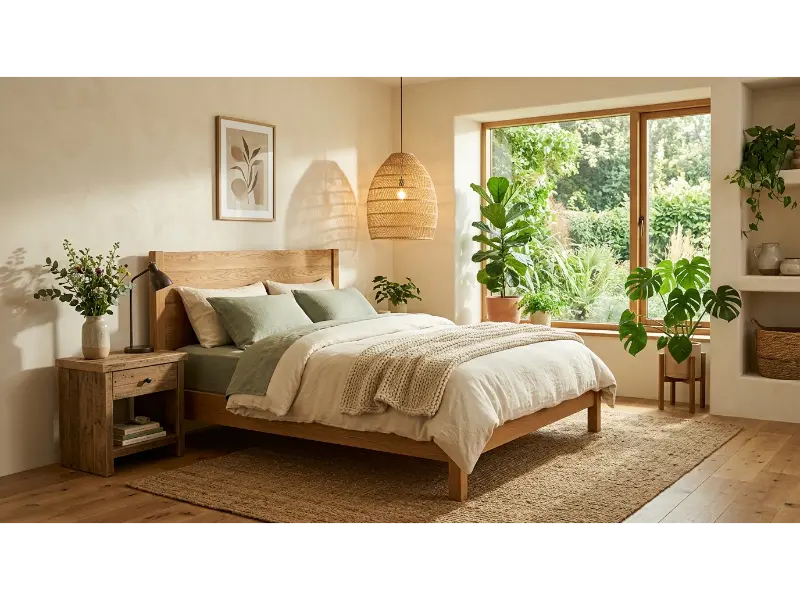A Nature Inspired Bedroom With Fewer, Better Pieces