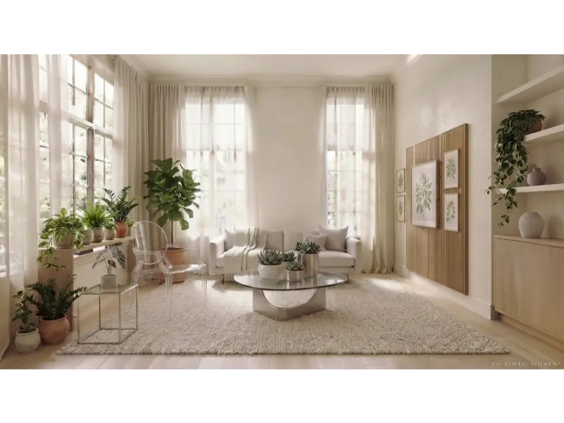Add Glass or Acrylic Furniture