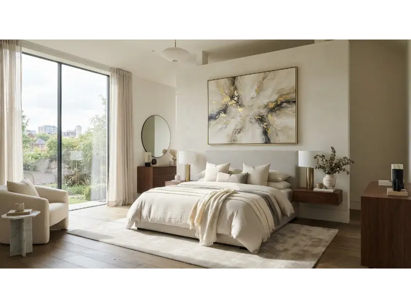 Add Oversized Wall Art for a Bold Statement