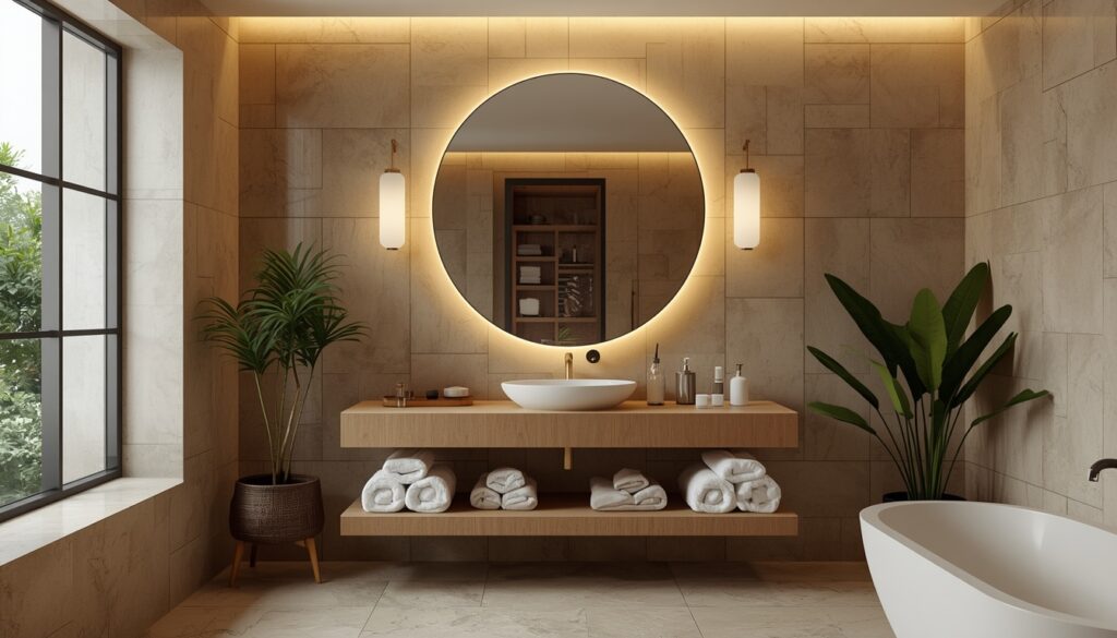 Add a Statement Mirror for Elegant Style