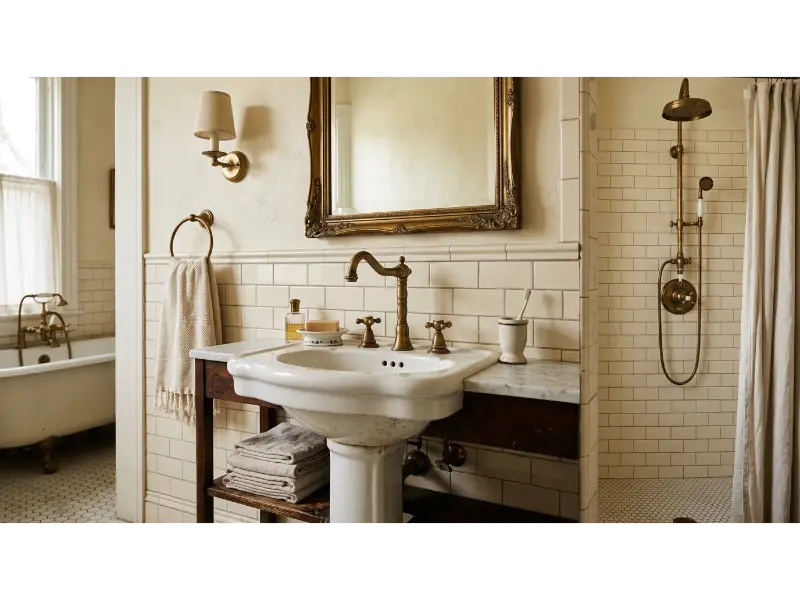 Aged Brass Fixtures