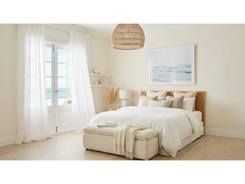 Airy White Coastal Retreat