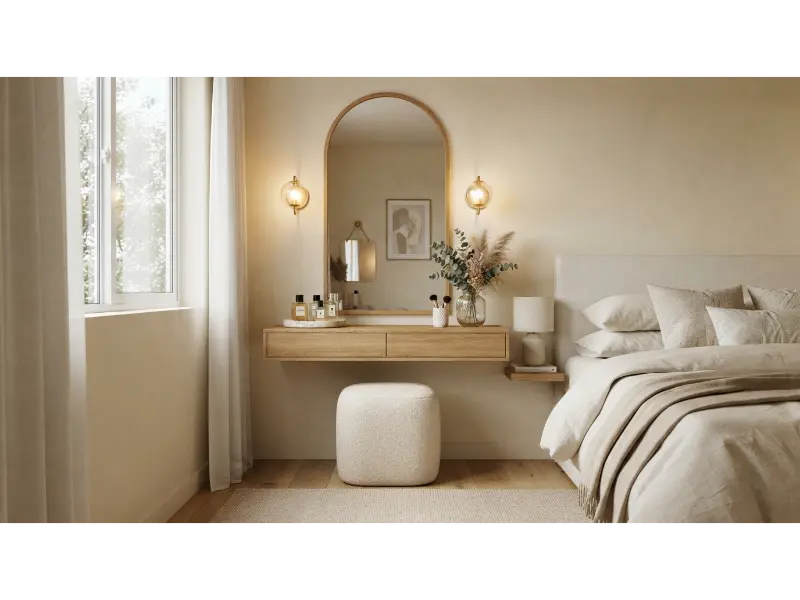 Arched Mirror Vanity