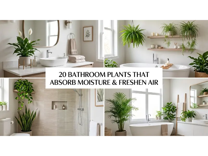 Bathroom Plants That Absorb Moisture