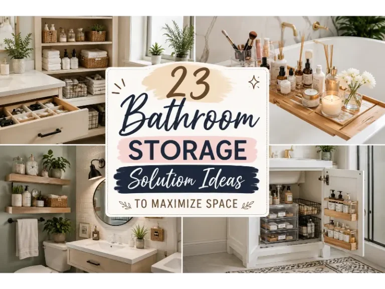 Bathroom Storage Solution Ideas