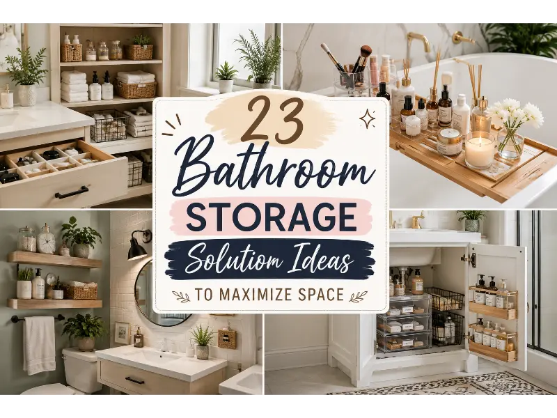 Bathroom Storage Solution Ideas
