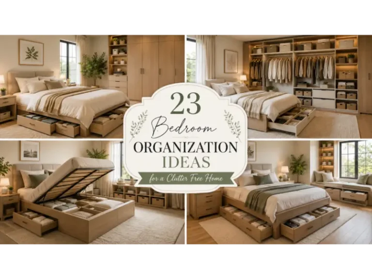 Bedroom Organization Ideas