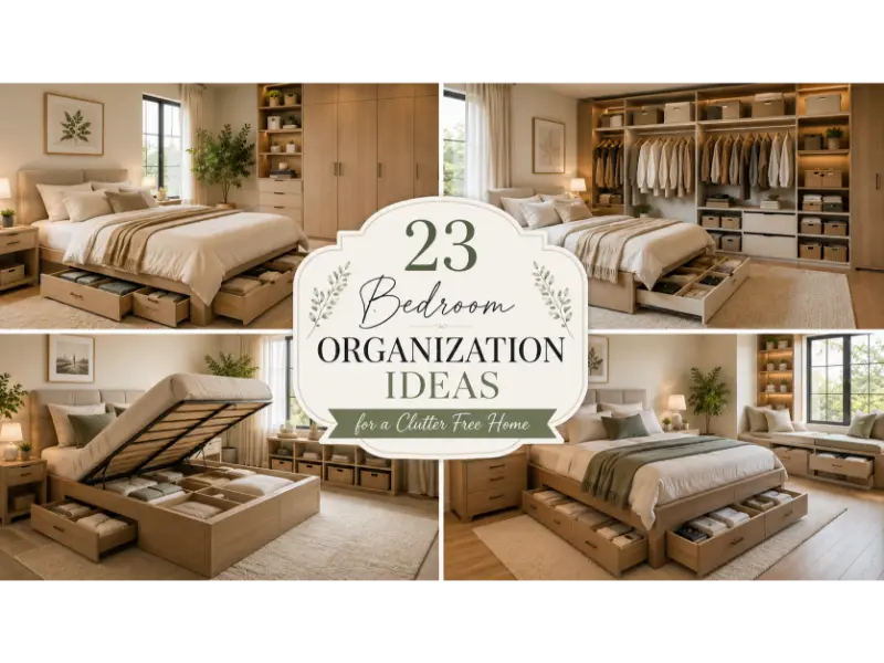 Bedroom Organization Ideas