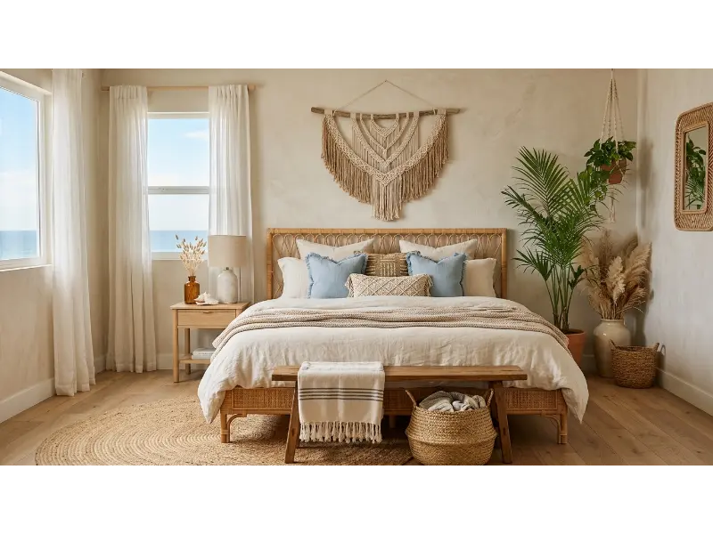 Boho Coastal Bedroom