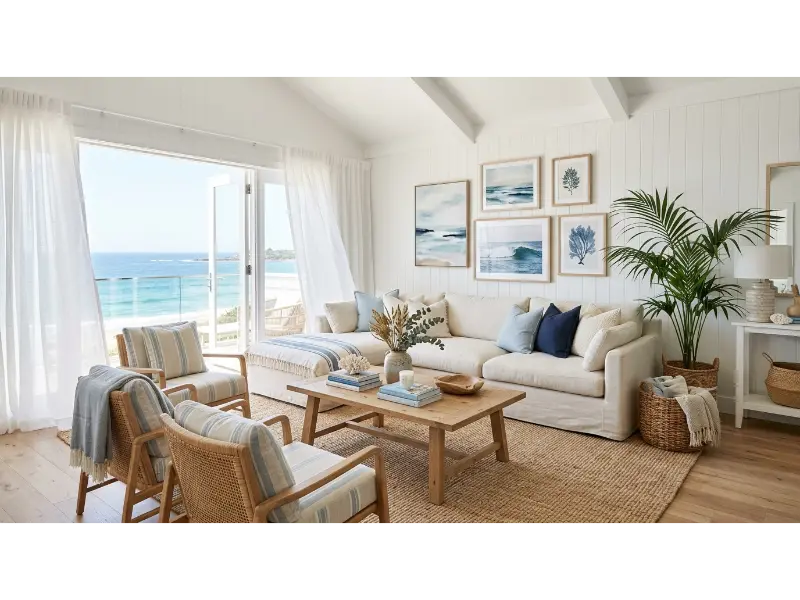 Breezy Linen Sofa Arrangement