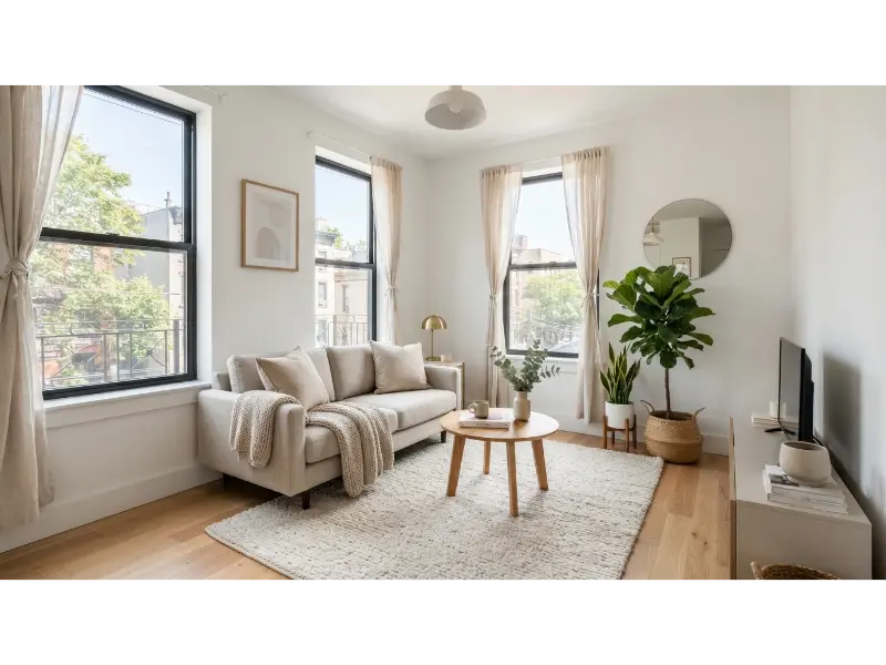 Brighten Small Rooms with Light Colored Rugs
