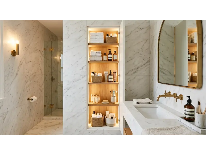 Built In Wall Storage Between Studs