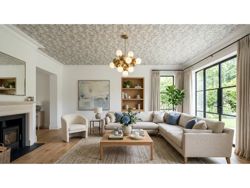 Ceiling Wallpaper Statement