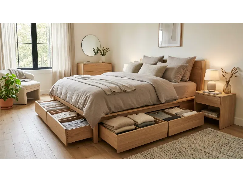 Choose a Bed With Built In Drawers