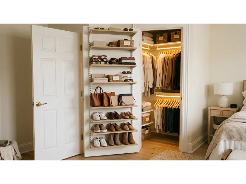 Closet Door Shelving