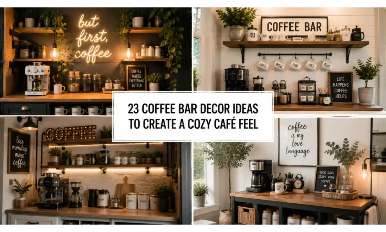 23 Coffee Bar Decor Ideas to Create a Cozy Café Feel