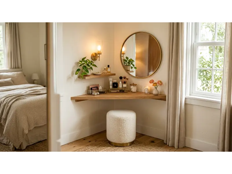 Corner Vanity Nook