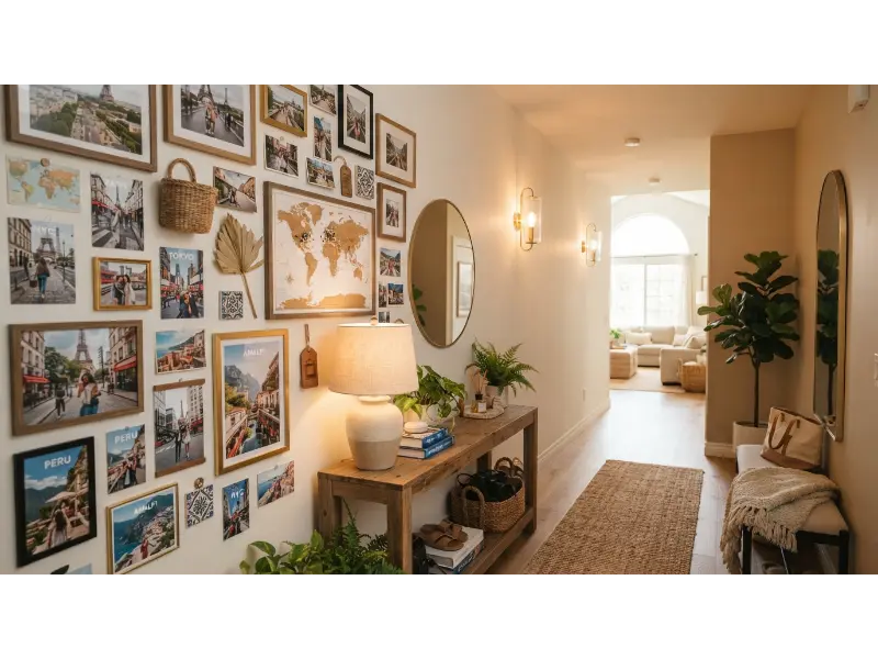 Create a Personalized Travel Memory Wall