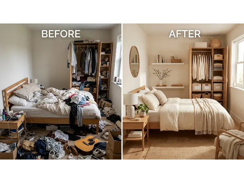 Declutter First, Then Add Storage