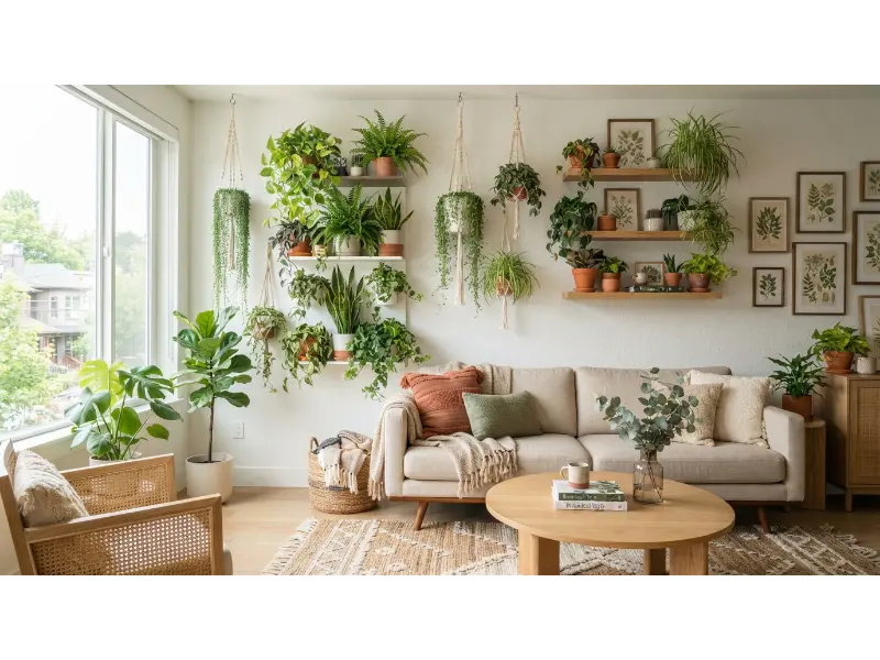 Decorate Walls With Indoor Plants