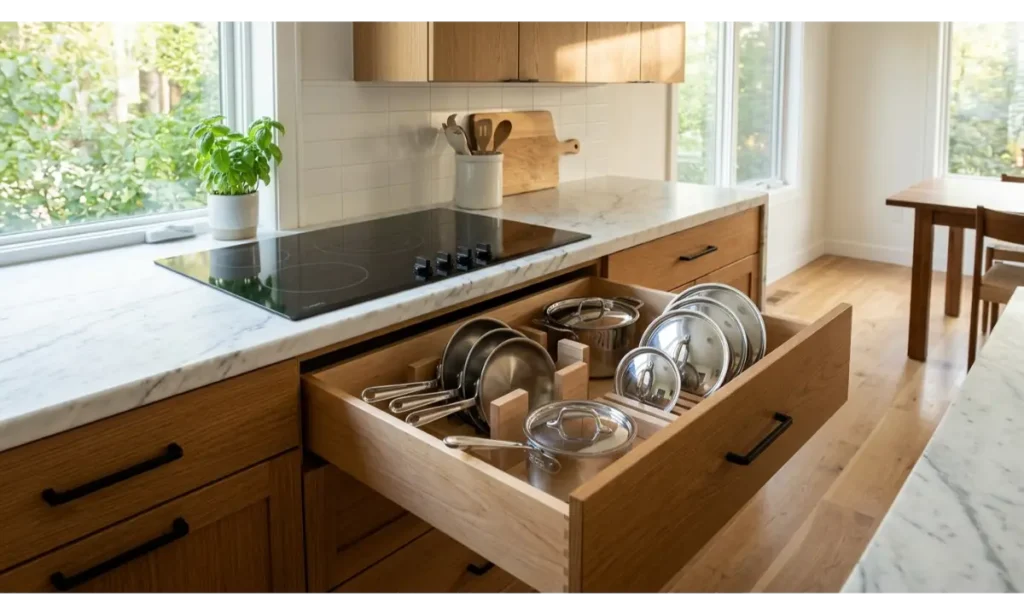 Deep Drawers for Pots and Pans