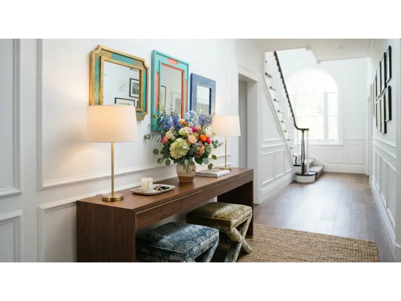 Display Colorful Decorative Mirrors