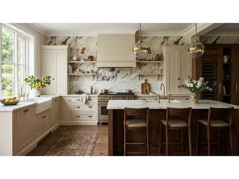 Dramatic Marble Effect Wallpaper