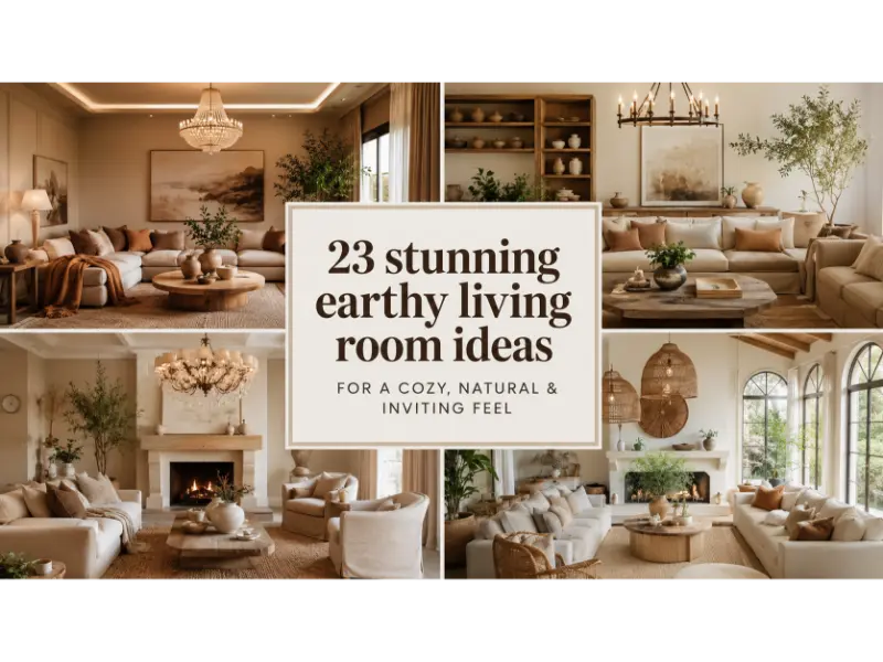 Earthy Living Room Ideas