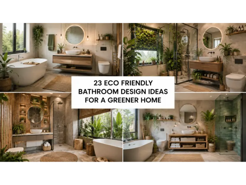 Eco Friendly Bathroom Design Ideas