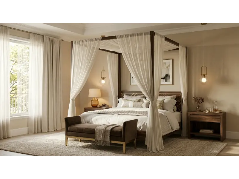 Elegant Canopy Bed