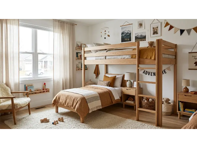 Flexible Bunk Bed That Separates Into Two Beds