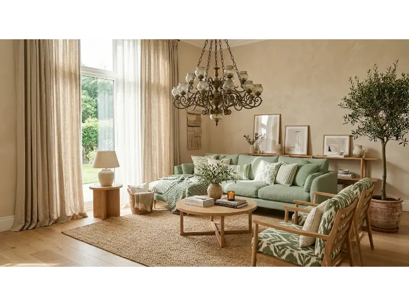 Floor to Ceiling Linen Curtains