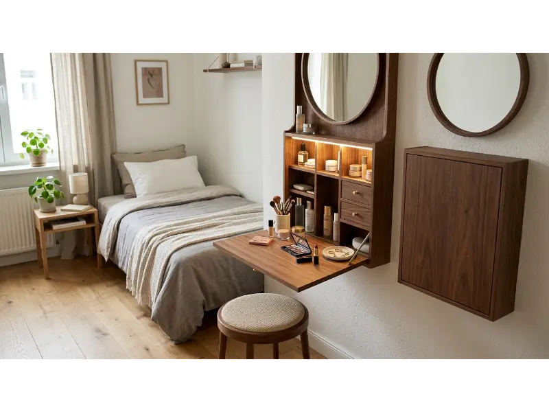 Fold Down Wall Vanity